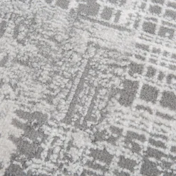 Chodniki|Dywany Z Krótkim Włosiem| Dywan retro do przedpokoju szary MIRAGE 80x150 cm