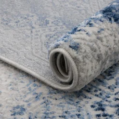 Dywan retro niebieski KAREN 80x140 cm