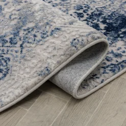 Dywan retro niebieski KAREN 120x160 cm