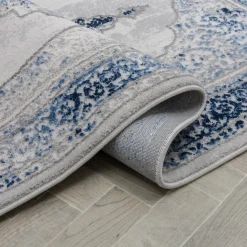 Dywan retro niebieski KAREN 120x160 cm