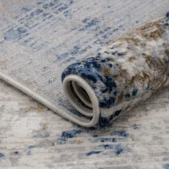 Chodniki|Dywany Z Krótkim Włosiem| Dywan retro niebieski KAREN 80x140 cm