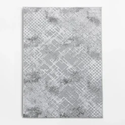 Dywany Z Krótkim Włosiem|inny Dywan retro srebrny MIRACLE 120x170 cm