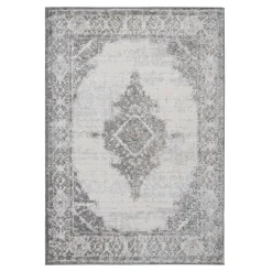 Dywany Z Krótkim Włosiem| Dywan retro szary SALSA 67x120 cm