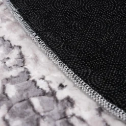 inny Dywan retro VISION, szaro-antracytowy, okrągły, 120 cm