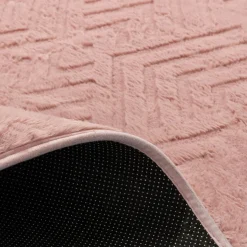 Dywany Z Krótkim Włosiem| Dywan różowy DOVER 3D 120x160 cm