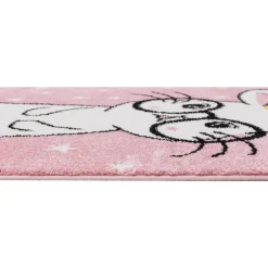Dywany Dziecięce|Dywany| Dywan różowy w gwiazdki, królik HAPPY 160x230 cm