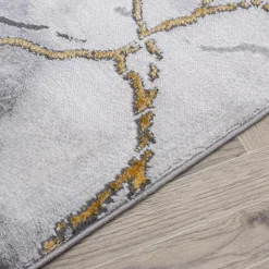 Dywan SPAZZIO SPĘKANIA ZŁOTE 160x230 cm