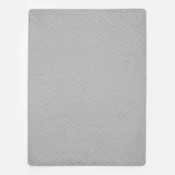 Dywany Z Krótkim Włosiem| Dywan srebrny DOVER 3D 160x230 cm