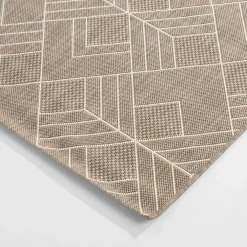 Dywany Zewnętrzne|Dywany Zewnętrzne|inny Dywan szarobeżowy PIATTO 160x230 cm