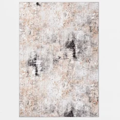 Dywany Z Krótkim Włosiem|inny Dywan szarobeżowy PRZECIERKA VISION 3D 120x160 cm