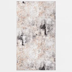 inny Dywan szarobeżowy PRZECIERKA VISION 3D 80x140 cm