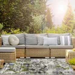 inny Dywan szaro-zielony PRZECIERKA MALTA 80x150 cm