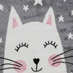 Dzieci Dywan szary, kotek HAPPY 120x170 cm