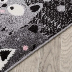 Dywany Dziecięce|Dywany| Dywan szary, koty HAPPY 120x170 cm
