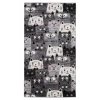 Dzieci Dywan szary, koty HAPPY 80x150 cm