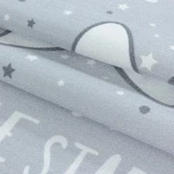 Dzieci Dywan szary z gwiazdką PLAY 80x120 cm