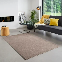 Dywany Z Krótkim Włosiem| Dywan taupe CLEVER 160x230 cm