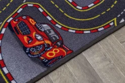 Dzieci Dywan tor wyścigowy RACER 100x180 cm