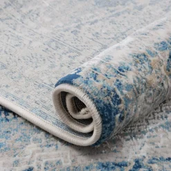 Dywan vintage niebieski ALMERA 160x220 cm