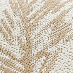 Dywany Z Krótkim Włosiem| Dywan w liście beżowy 120x170 cm
