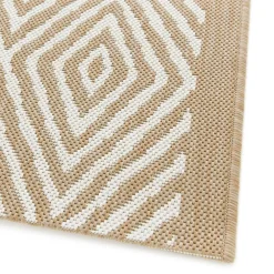Dywany Zewnętrzne|Dywany Zewnętrzne| Dywan w romby beżowy GINO 160x230 cm