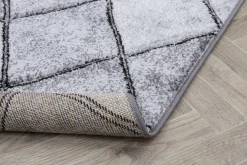 Dywan w szare romby MILLEY 200x300 cm