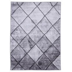 Dywany Z Krótkim Włosiem| Dywan w szare romby MILLEY 160x230 cm