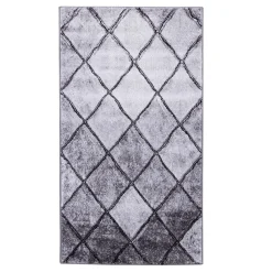 Dywan w szare romby MILLEY 80x150 cm