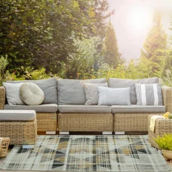 inny Dywan w trójkąty szaro-żółty MALTA 120x170 cm