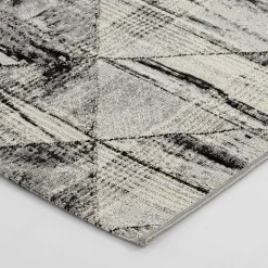 Dywany Zewnętrzne|Dywany Zewnętrzne|inny Dywan w trójkąty szary MALTA 120x170 cm