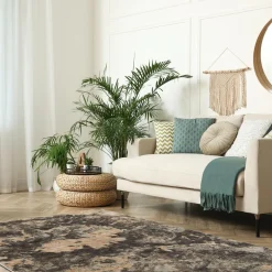 Dywany Wełniane|Dywany Premium| Dywan wełniany antracytowy GUSTO UBAD 160x240 cm