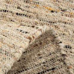 inny Dywan wełniany ciemny beż LIMA 140x200 cm