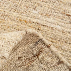 inny Dywan wełniany jasny beż LIMA 80x150 cm