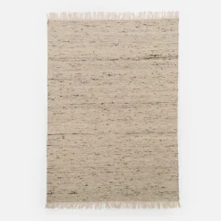 inny Dywan wełniany kremowy LIMA 140x200 cm