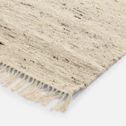 inny Dywan wełniany kremowy LIMA 140x200 cm