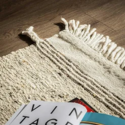 Dywany Wełniane|Dywany Z Krótkim Włosiem|inny Dywan wełniany naturalny beż LIMA 140x200 cm