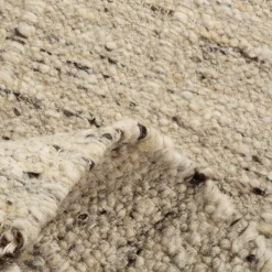 inny Dywan wełniany naturalny beż LIMA 80x150 cm