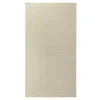 Chodniki|Dywany Wełniane| Dywan wełniany z frędzlami jasnobeżowy WOOL 80x150 cm