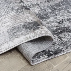 Dywany Z Krótkim Włosiem| Dywan z frędzlami jasnoszary KASHMIR 120x170 cm