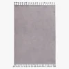 Dywany Z Krótkim Włosiem| Dywan z frędzlami szary PULLY 120x170 cm