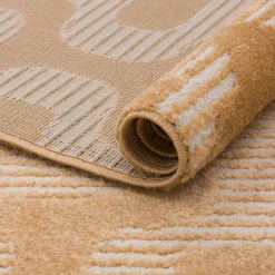 Dywany Z Krótkim Włosiem| Dywan z geometrycznym wzorem pomarańczowy BRELA 200x290 cm