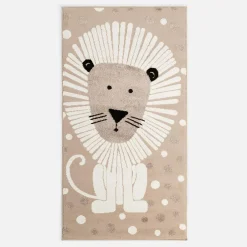 Dzieci inny Dywan z lwem kremowy STEP 80x150 cm