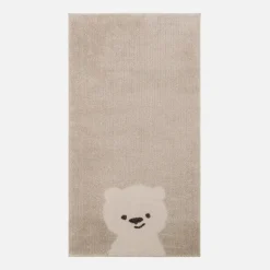 Dzieci inny Dywan z małym misiem kremowy KIDY 80x150 cm