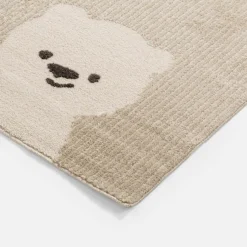 Dzieci inny Dywan z małym misiem kremowy KIDY 80x150 cm