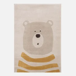 Dzieci inny Dywan z misiem kremowy KIDY 120x170 cm