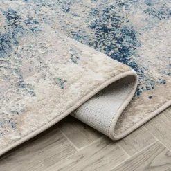 Dywan z orientalnym wzorem niebieski MONAKO 80x150 cm