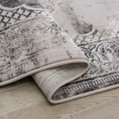 Chodniki|Dywany Z Krótkim Włosiem| Dywan z orientalnym wzorem szary ALMERA 80x140 cm