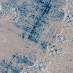 Dywany Z Krótkim Włosiem| Dywan z orientalnym wzorem niebieski ALMERA 160x220 cm