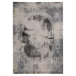 Dywan z orientalnym wzorem szary ALMERA 160x220 cm