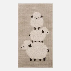 Dywany Dziecięce|Dywany|inny Dywan z owieczkami kremowy KIDY 80x150 cm